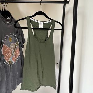 Pink Victoria’s Secret basic racer tank top